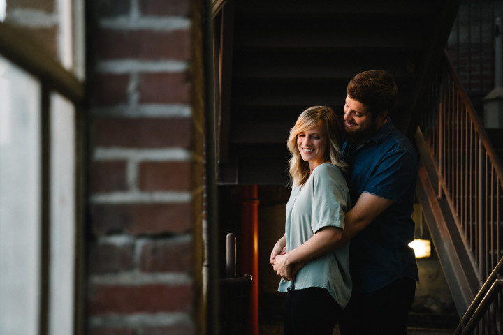 Young happy couple